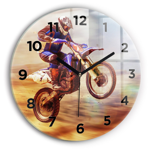 Orologio rotondo Motocross Enduro