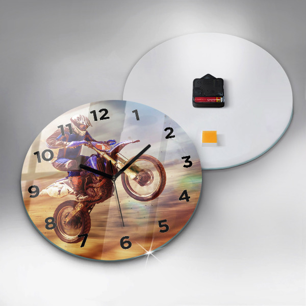 Orologio rotondo Motocross Enduro
