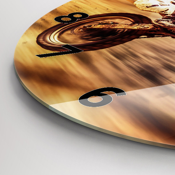 Orologio rotondo Motocross Enduro