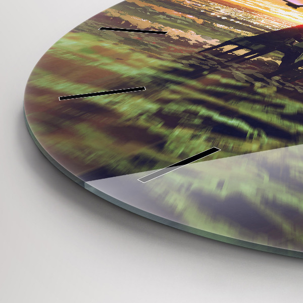 Orologio rotondo Concerto sulla spiaggia