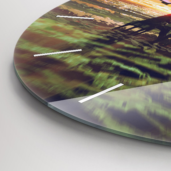 Orologio rotondo Concerto sulla spiaggia