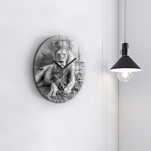 Orologio rotondo Astrazione - Leone