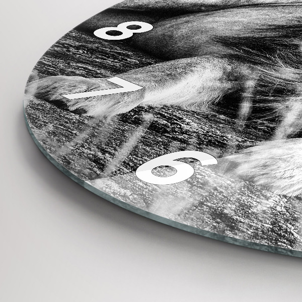 Orologio rotondo Astrazione - Leone