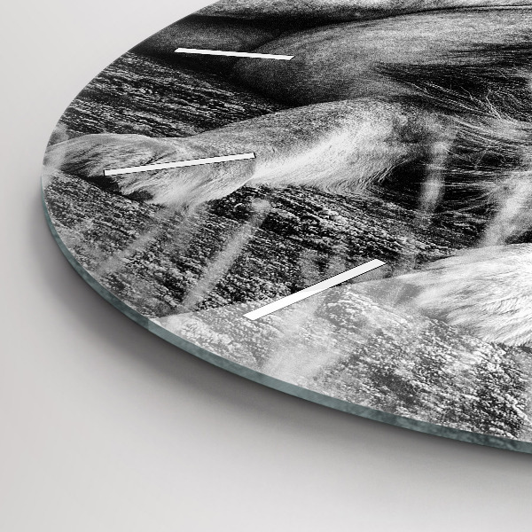 Orologio rotondo Astrazione - Leone