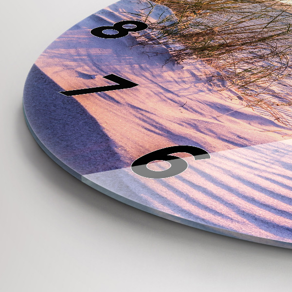 Orologio rotondo Mare soleggiato polacco