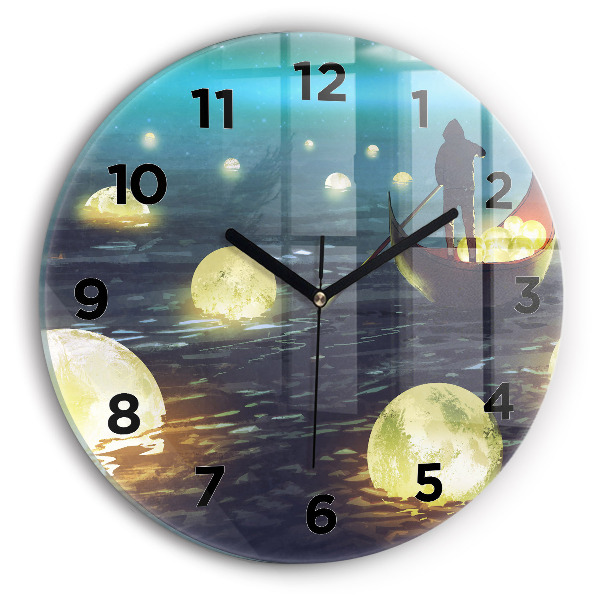 Orologio rotondo Astrazione