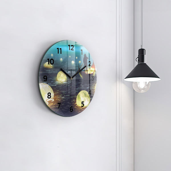 Orologio rotondo Astrazione