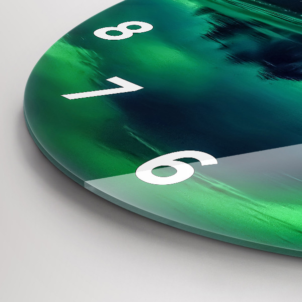 Orologio rotondo aurora boreale