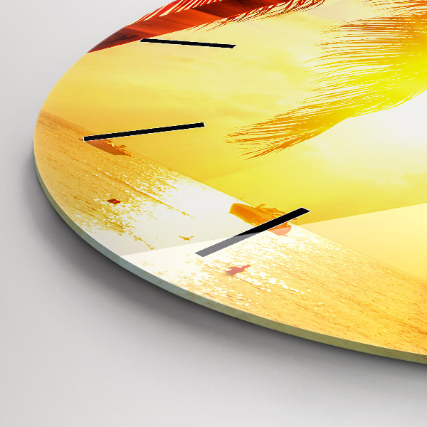 Orologio rotondo Vacanze Riposo