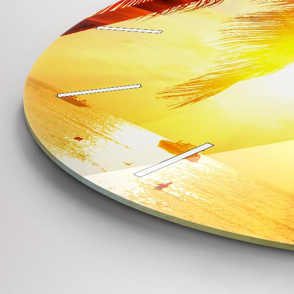 Orologio rotondo Vacanze Riposo