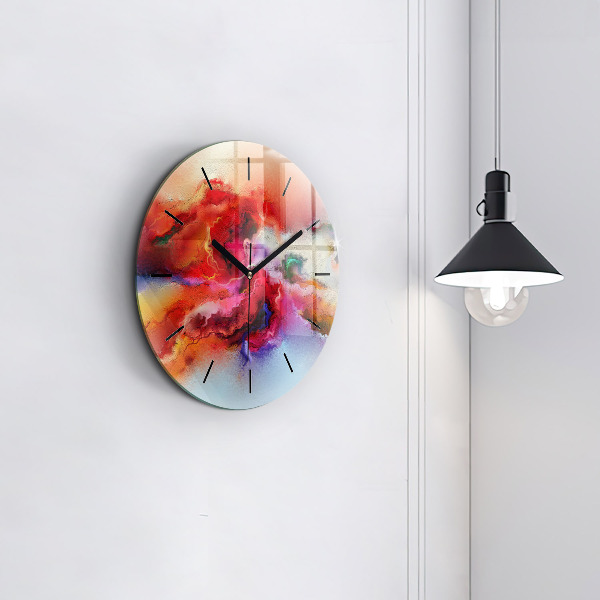 Orologio rotondo Vernice rovesciata