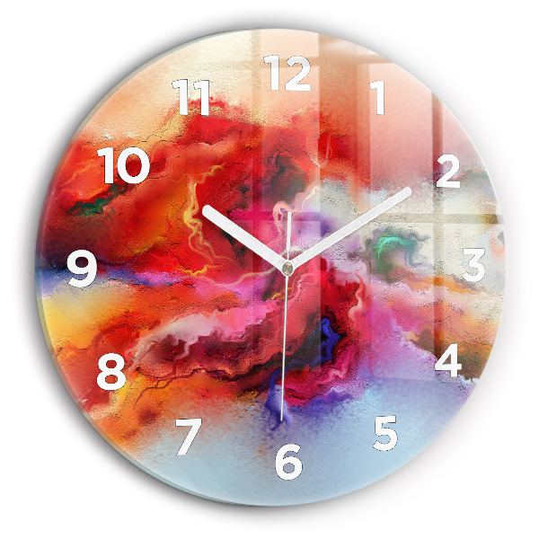 Orologio rotondo Vernice rovesciata