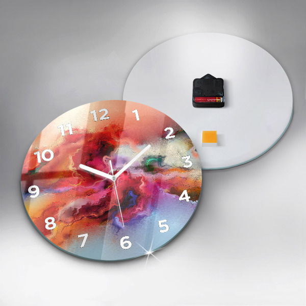 Orologio rotondo Vernice rovesciata