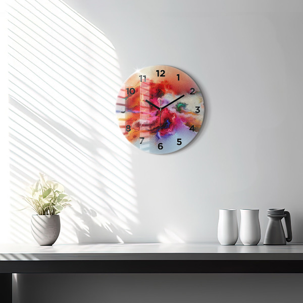 Orologio rotondo Vernice rovesciata