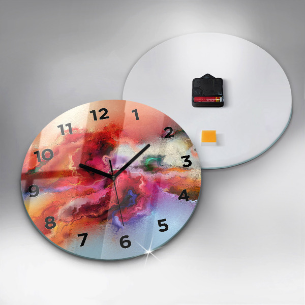 Orologio rotondo Vernice rovesciata