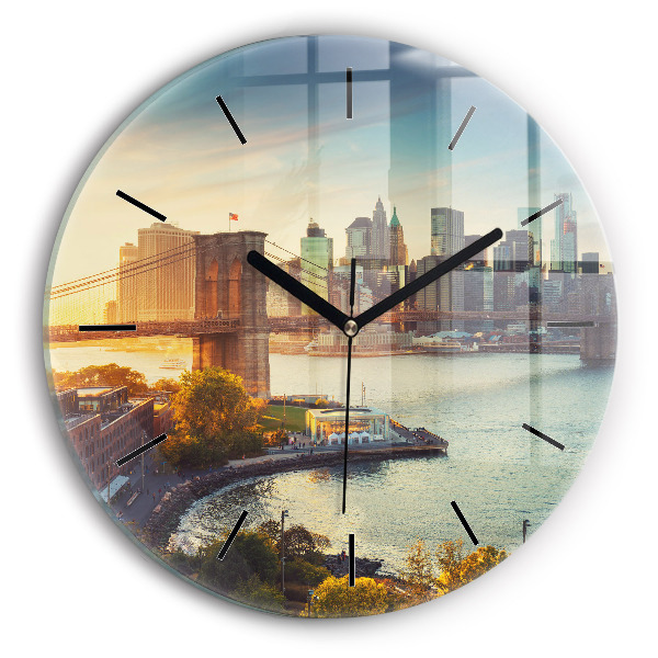 Orologio rotondo New York Manhattan