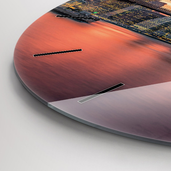 Orologio rotondo Fiume orientale di New York