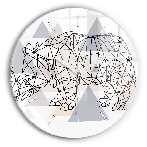 Orologio rotondo Modello geometrico