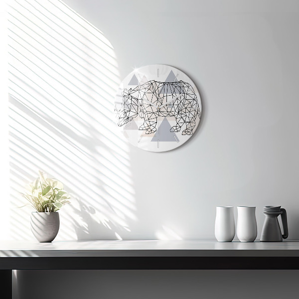 Orologio rotondo Modello geometrico