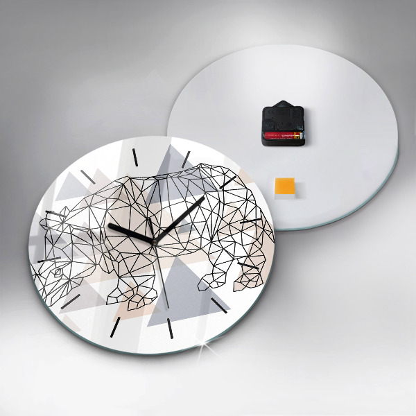 Orologio rotondo Modello geometrico