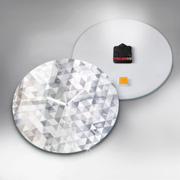 Orologio rotondo Motivo geometrico