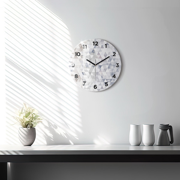 Orologio rotondo Motivo geometrico