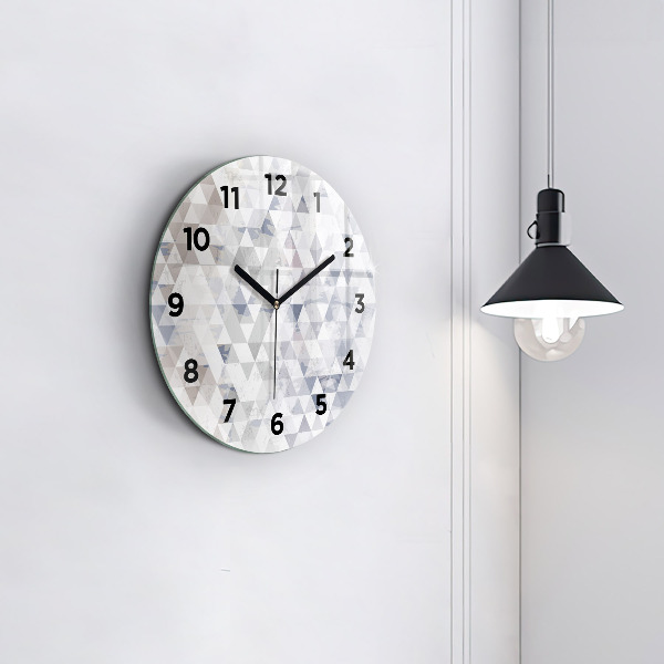 Orologio rotondo Motivo geometrico