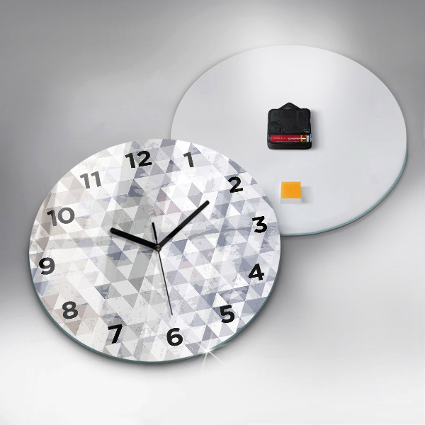 Orologio rotondo Motivo geometrico