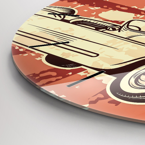 Orologio rotondo Auto d'epoca retrò