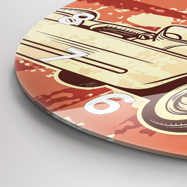 Orologio rotondo Auto d'epoca retrò