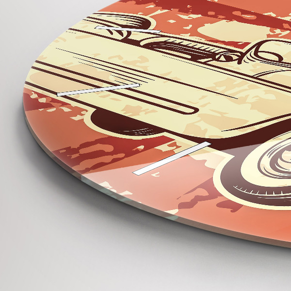 Orologio rotondo Auto d'epoca retrò