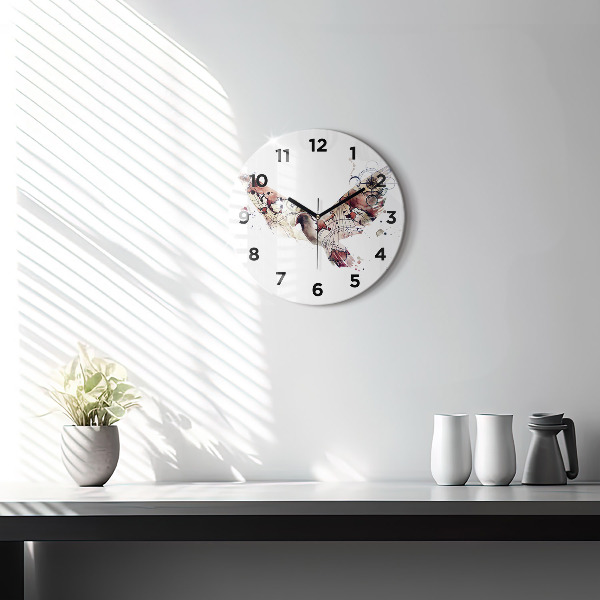 Orologio rotondo Vista astratta
