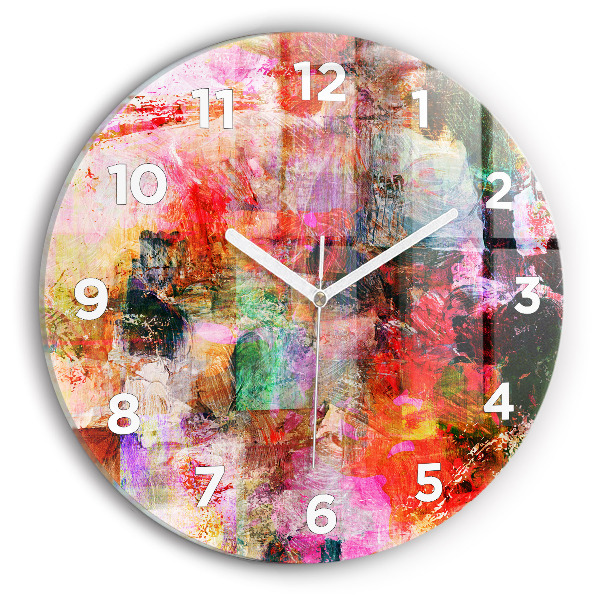Orologio rotondo Composizione astratta
