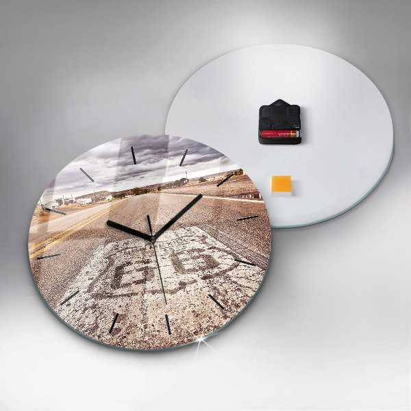 Orologio rotondo Strada 66 USA