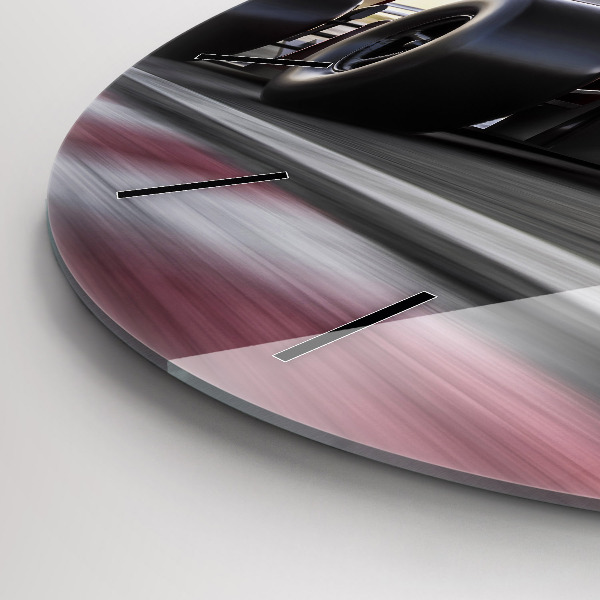 Orologio rotondo Auto da corsa sportiva