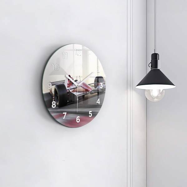 Orologio rotondo Auto da corsa sportiva