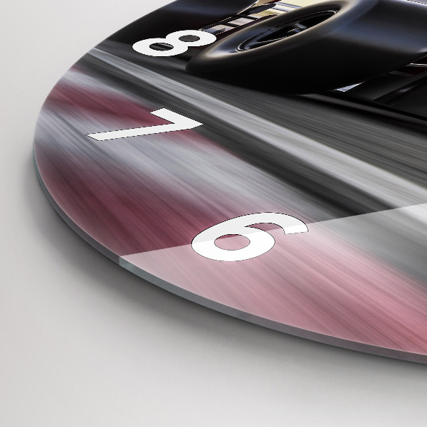 Orologio rotondo Auto da corsa sportiva