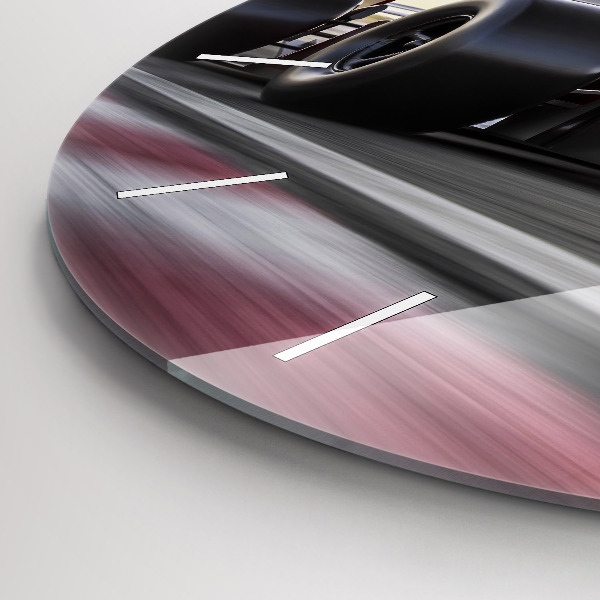 Orologio rotondo Auto da corsa sportiva