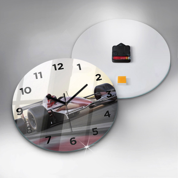 Orologio rotondo Auto da corsa sportiva