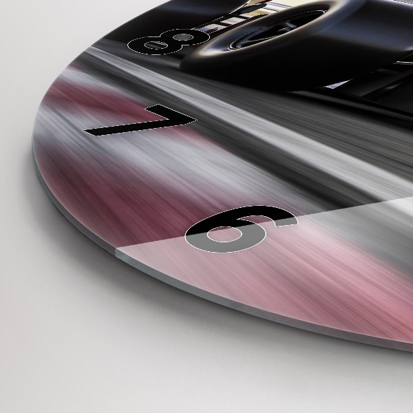 Orologio rotondo Auto da corsa sportiva