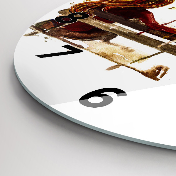 Orologio rotondo Paesaggio autunnale