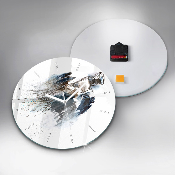 Orologio rotondo Capitano con binocolo