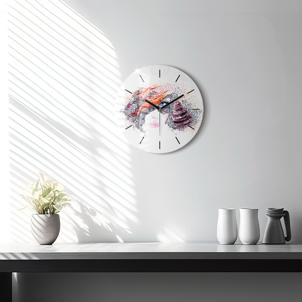 Orologio rotondo Dolce donna con torta