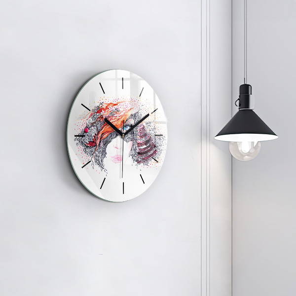 Orologio rotondo Dolce donna con torta