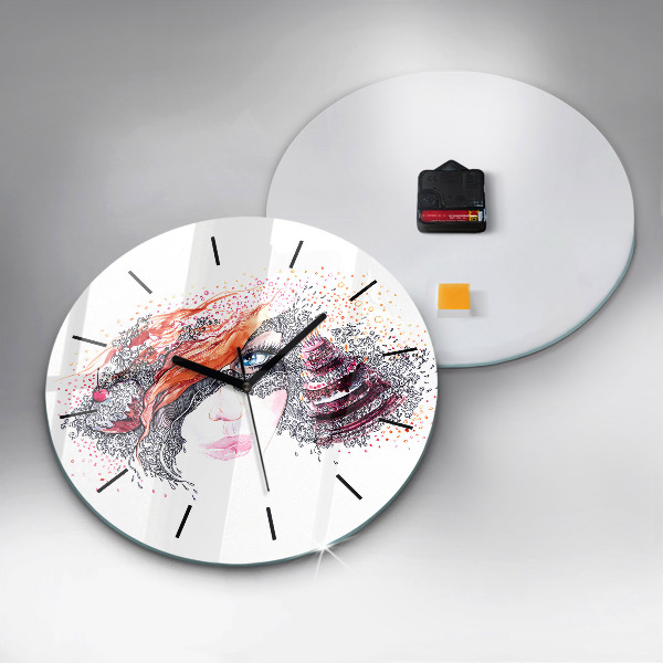 Orologio rotondo Dolce donna con torta
