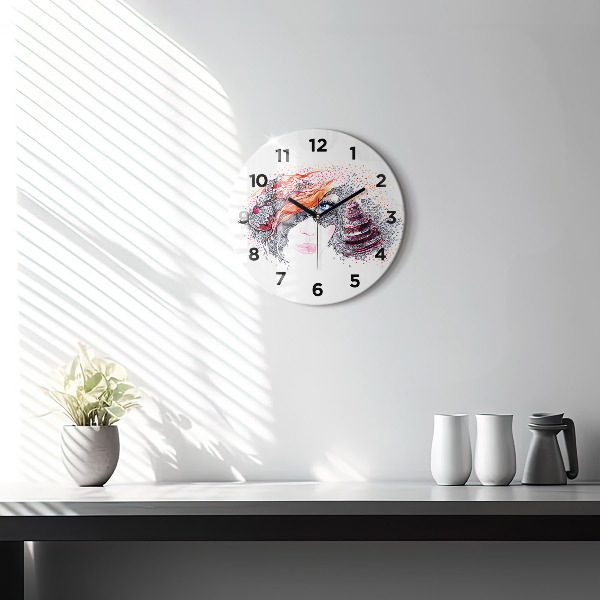 Orologio rotondo Dolce donna con torta