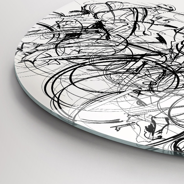 Orologio rotondo Disegno gara ciclistica
