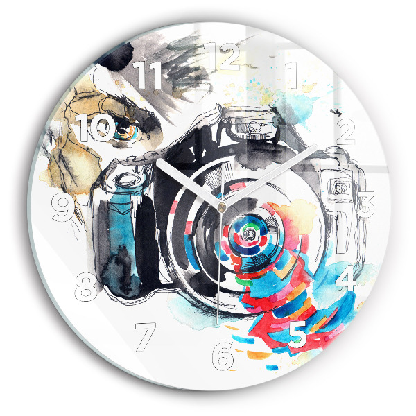 Orologio rotondo Fotografa donna