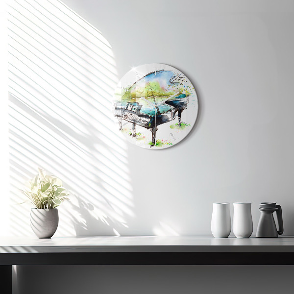 Orologio rotondo Illustrazione 4 stagioni