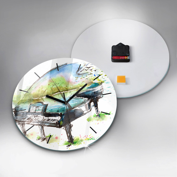 Orologio rotondo Illustrazione 4 stagioni